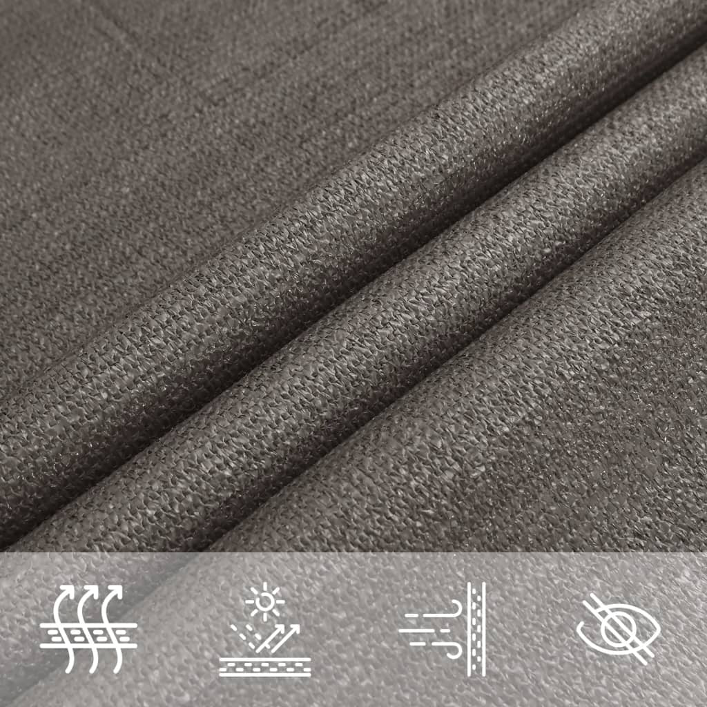 Vidaxl Toldo De Vela Hdpe Gris Antracita 160 G/m² 4,5x4,5x4,5 M_4