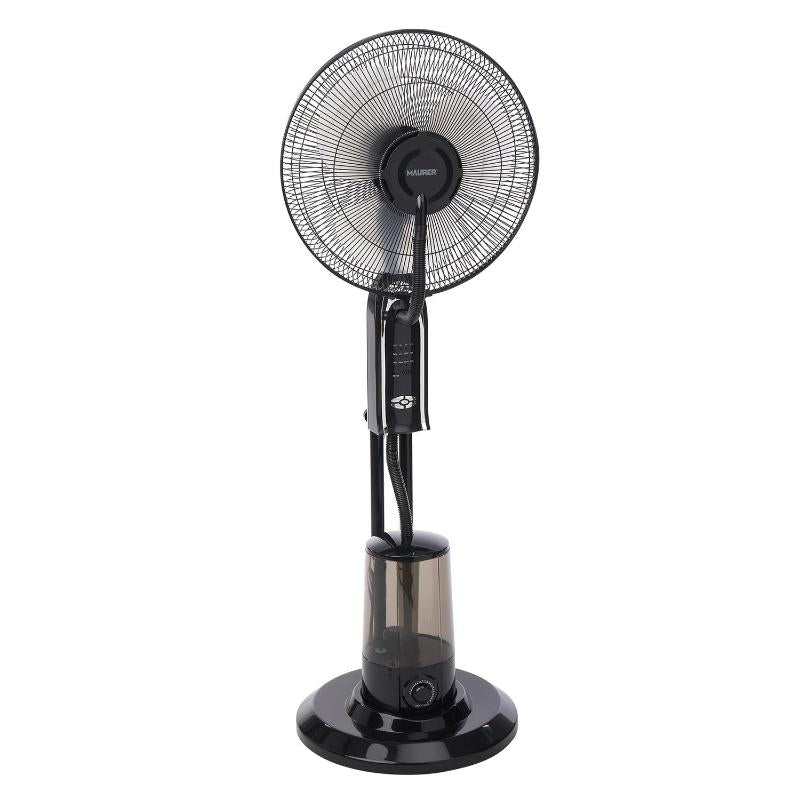 Ventilador Nebulizador, 3 Aspas De Gran Tamaño Ø 40 Cm. Motor Cobre 75 Watt. Temporizador, Mando A Distancia Ventilador Con Agua_0