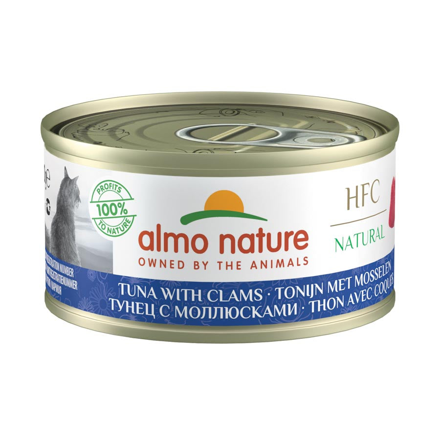 Almo Gato Hfc Natural Lata 70gr Atún&almeja_0