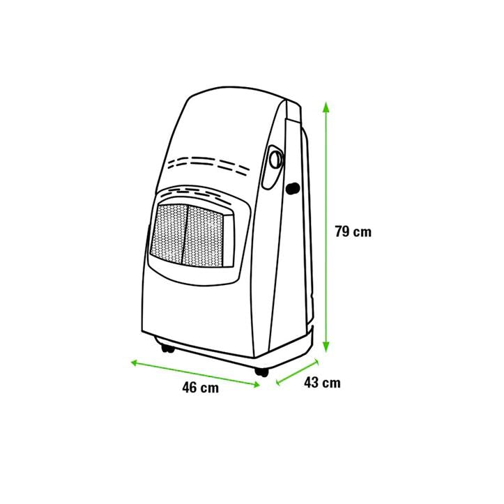 Estufa de Gas llama azul sin termostato - VBF 4,2 kW DeLonghi (Reacondicionado)