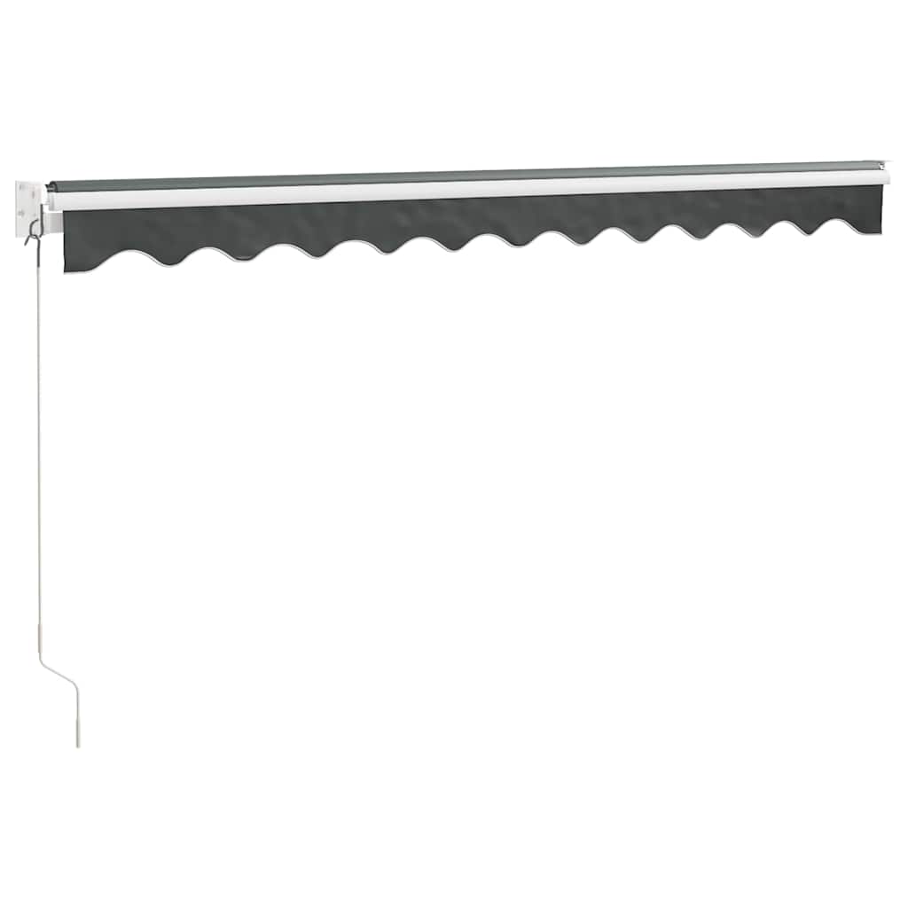 Toldo Retráctil Aluminio Y Tela Gris Antracita 3,5x2,5 M_5