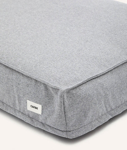 Cafide Cama De Material Reciclado Para Perro Con Tejido Basic Gris. Modelo Cuadra._1