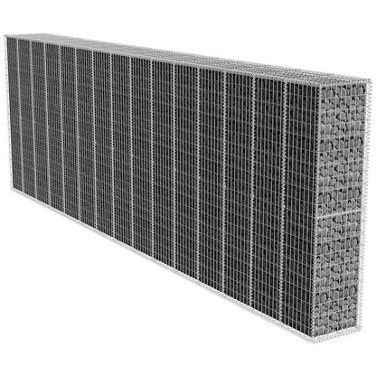 Muro De Gaviones Con Cubierta Acero Galvanizado 600x50x200 Cm / Vetonek_2