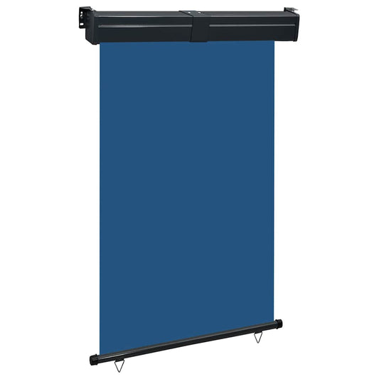 Vidaxl Toldo Lateral De Balcón Azul 125x250 Cm_0