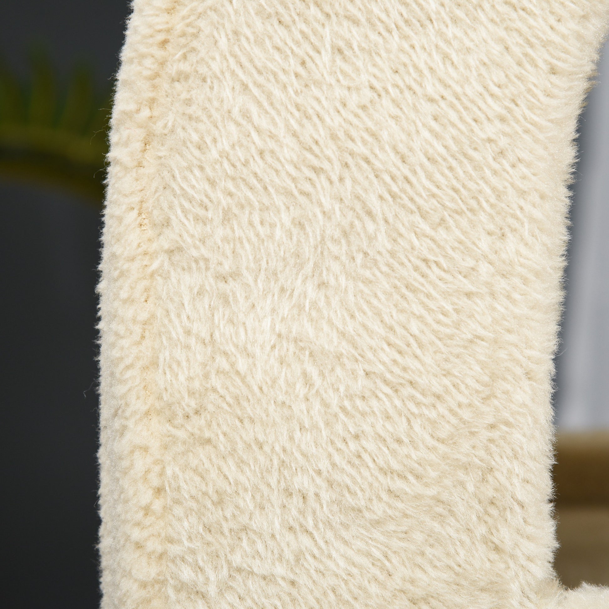 Pawhut Árbol Rascador Para Gatos De 2 Niveles Con Cueva Bola Juguete 40x34x91 Cm_4