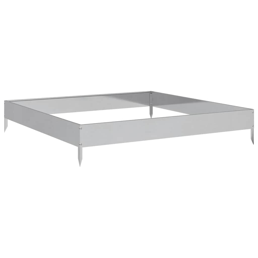 Jardinera De Acero Galvanizado 100x100x18,5 Cm_5