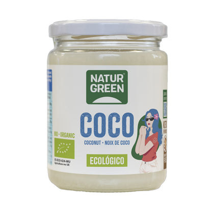 Pack 2 uds Grasa de Coco Bio NaturGreen 400 g