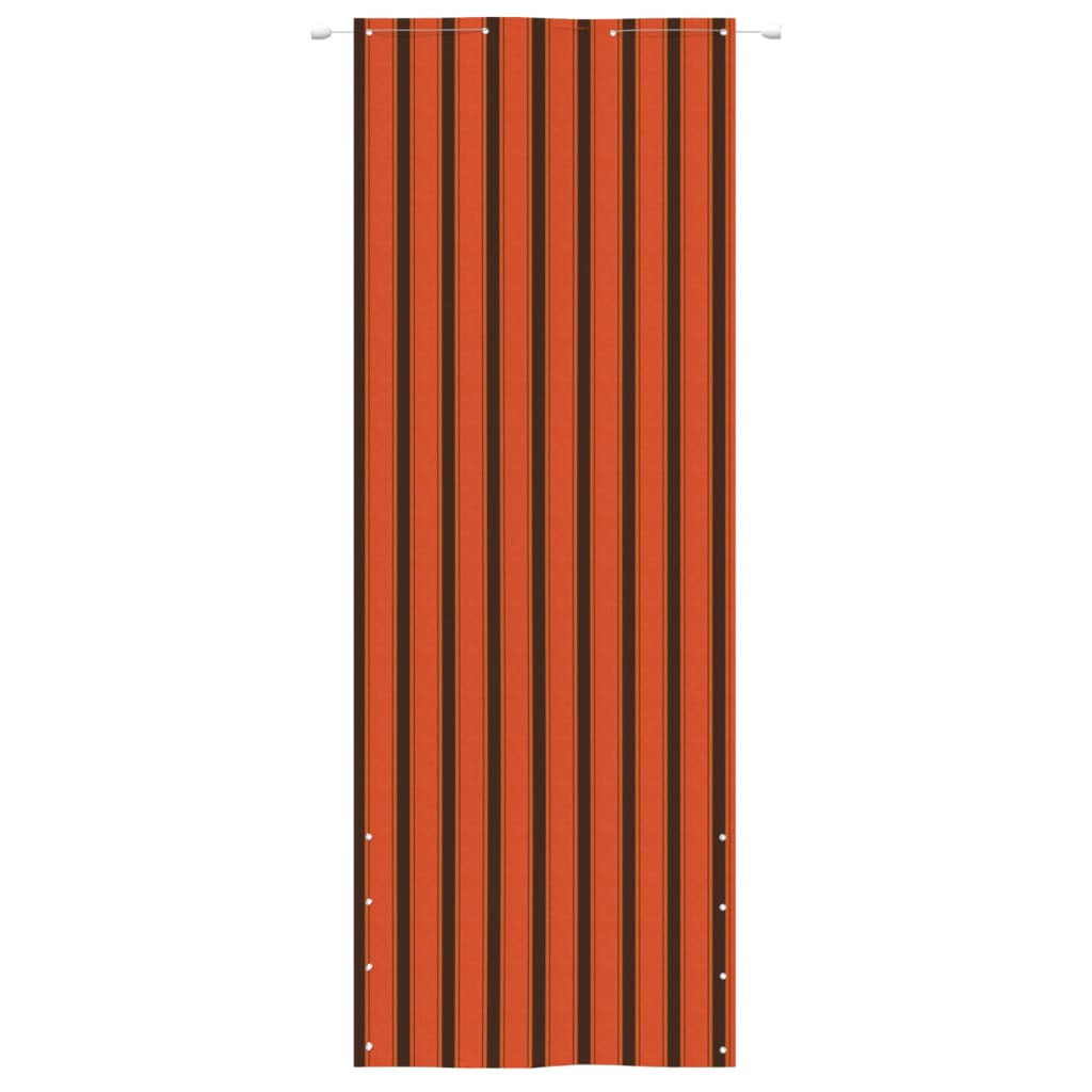 Vidaxl Toldo Pantalla Para Balcón Tela Oxford Naranja Marrón 80x240 Cm_1