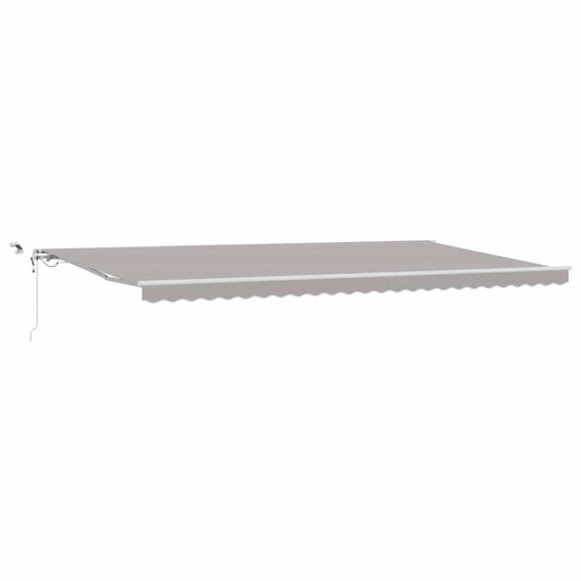 Toldo Retráctil Gris Claro 600 X 300 Cm Poliéster_0