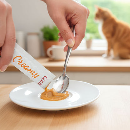 Snack Líquido para Gatitos Creamy Booster Atún Catit 4 x 10 g