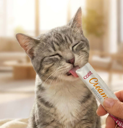 Snack Líquido para Gatos Senior Creamy Booster Atún Catit 4 x 10 g