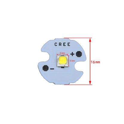 Chip Led Smd3535 Cree 1x3w, Pcb 16mm, Blanco Cálido_2