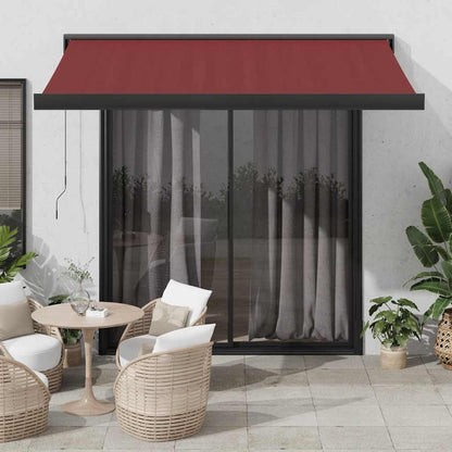 Toldo Retráctil Automático Burdeos 350x250 Cm_1