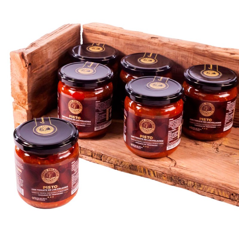Pack Seis Botes De Pisto Casero Con Tomate De Los Palacios: Sabores Tradicionales En Tu Mesa | Tierra Palaciega