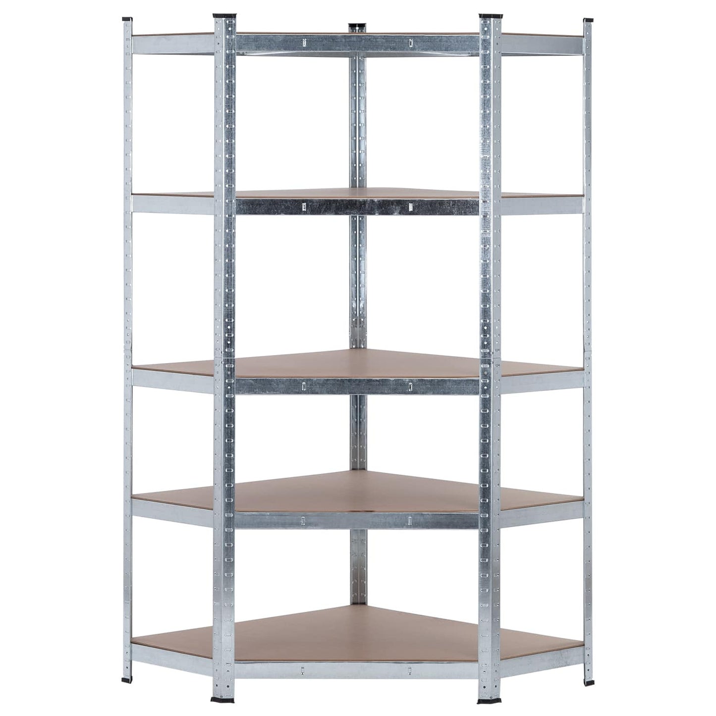 Estantería Esquinera Modular Galvanizada 5 Baldas Ajustables 180x80x40x56cm 875kg 7house_1