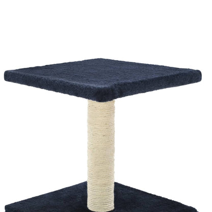 Vidaxl Rascador Para Gatos Con Poste De Sisal 55 Cm Azul Oscuro_4