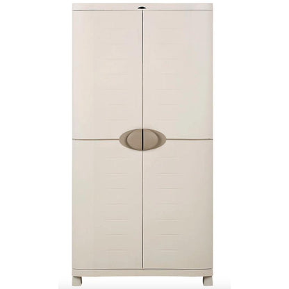Armario Escobero 90 cm Space Saver Plastiken Beige