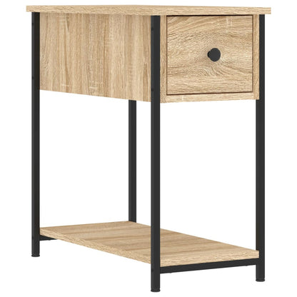 Mesitas Noche 2 Uds Madera Ingeniería Roble Sonoma 30x60x60 Cm_3