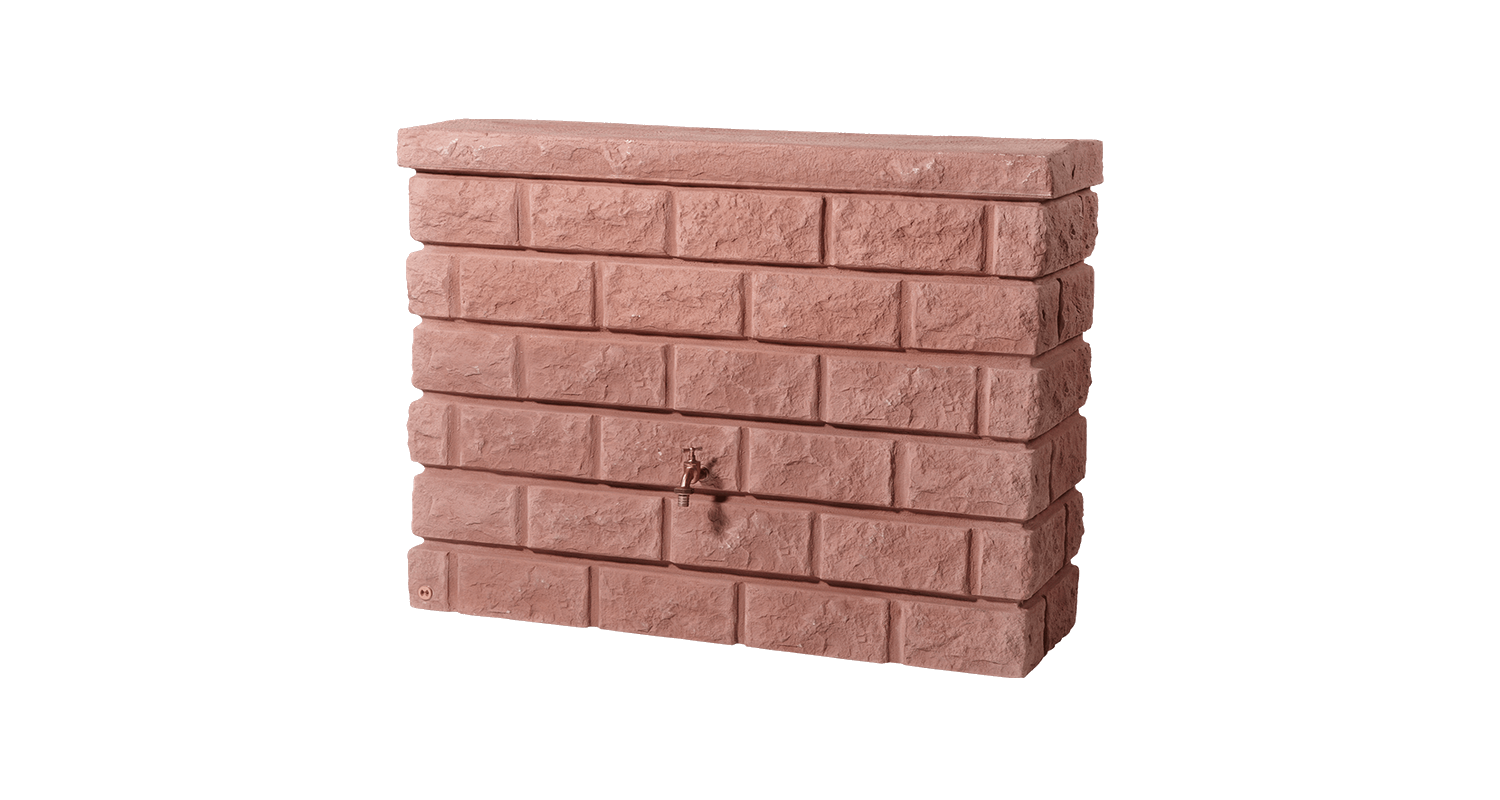 Depósito de agua de lluvia Rocky Rojizo Graf 400 L