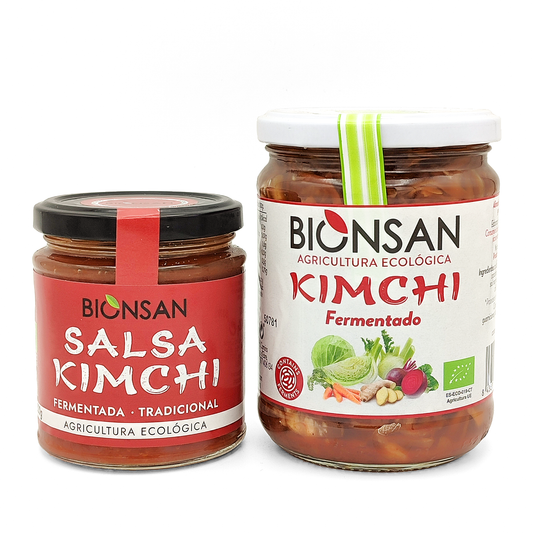 Pack 2 Fermentados: Kimchi Y Salsa Kimchi Gourmet Eco Bionsan_0
