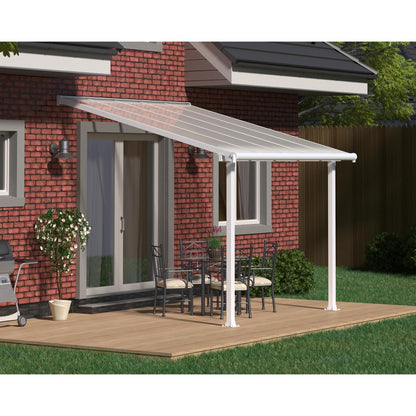 Pérgola adosada Olympia 307x294 blanco