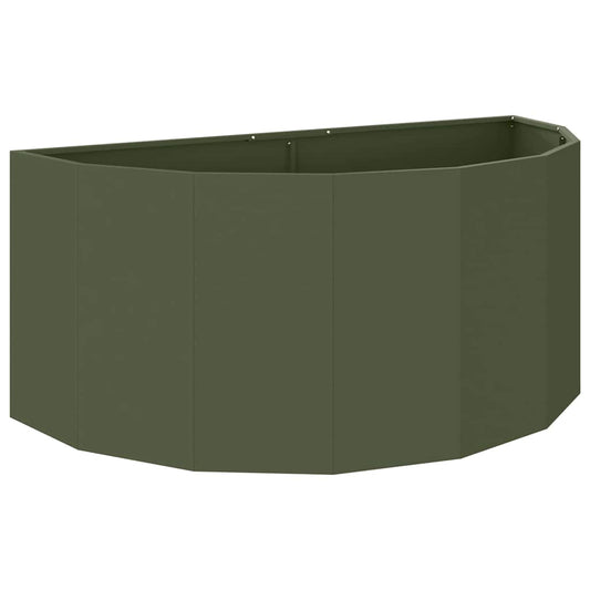 Jardinera Verde Oliva 120 X 60 X 50 Cm Acero_0