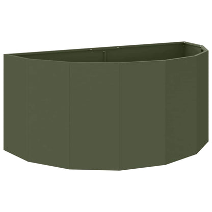 Jardinera Verde Oliva 120 X 60 X 50 Cm Acero_0