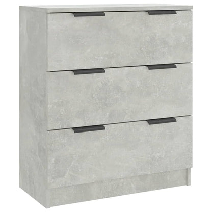 Aparador De 3 Piezas Madera Contrachapada Gris Hormigón_2