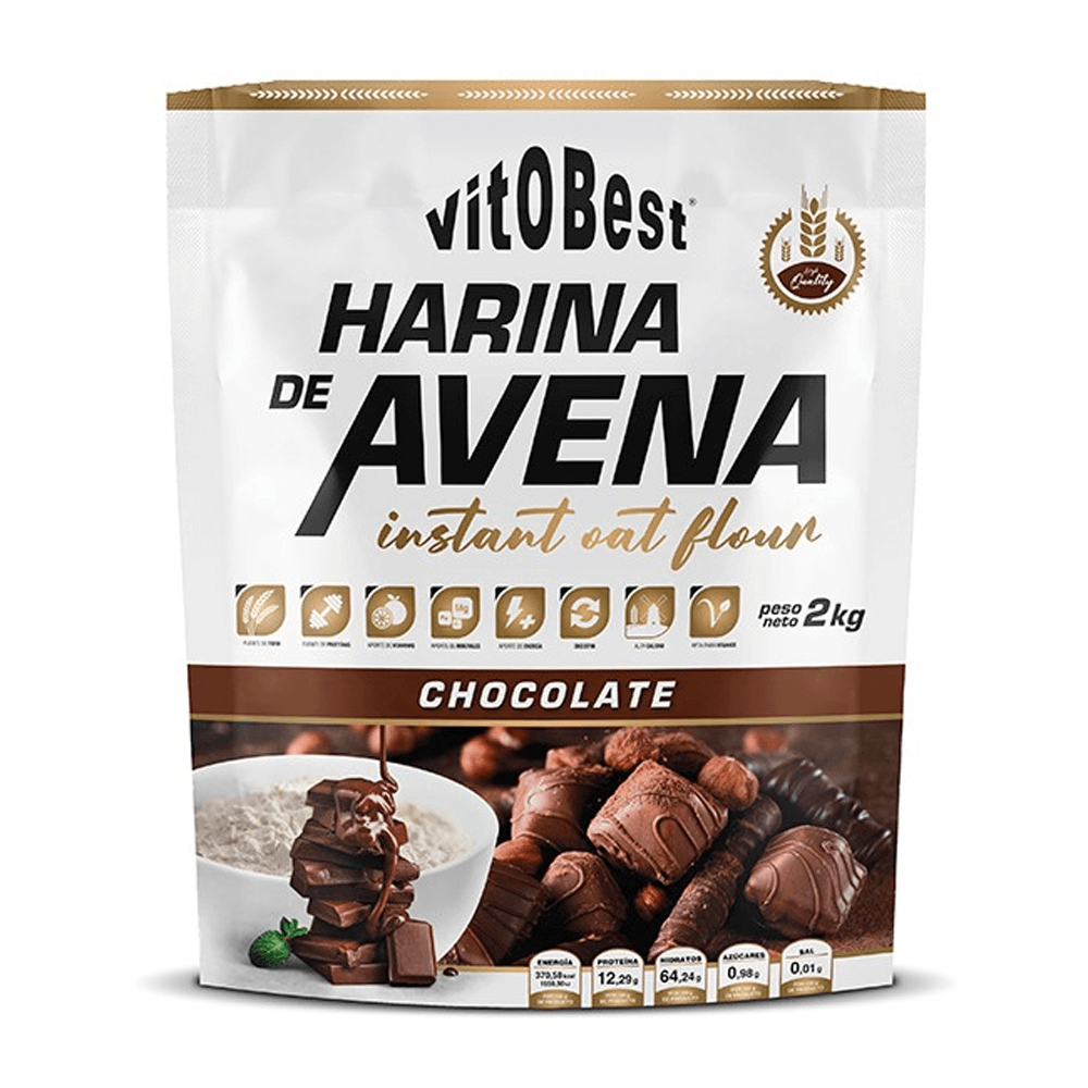 Harina De Avena - 2kg - Tarta De Manzana - Avena - Vitobest_0