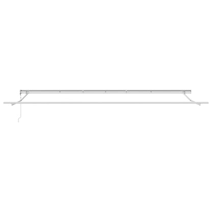 Toldo Retráctil Verde Y Blanco 600 X 300 Cm Tela Y Aluminio_5