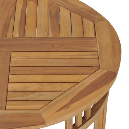 Vidaxl Set De Comedor De Jardín 3 Pzas Y Cojines Madera Maciza De Teca_4