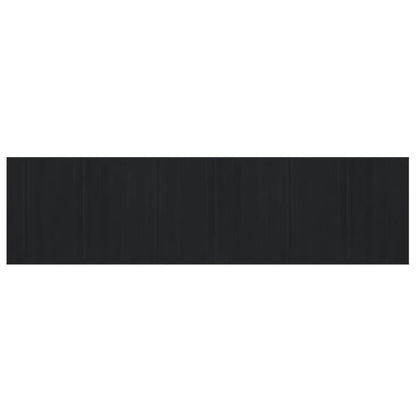 Vidaxl Alfombra Rectangular Bambú Negro 80x300 Cm_0