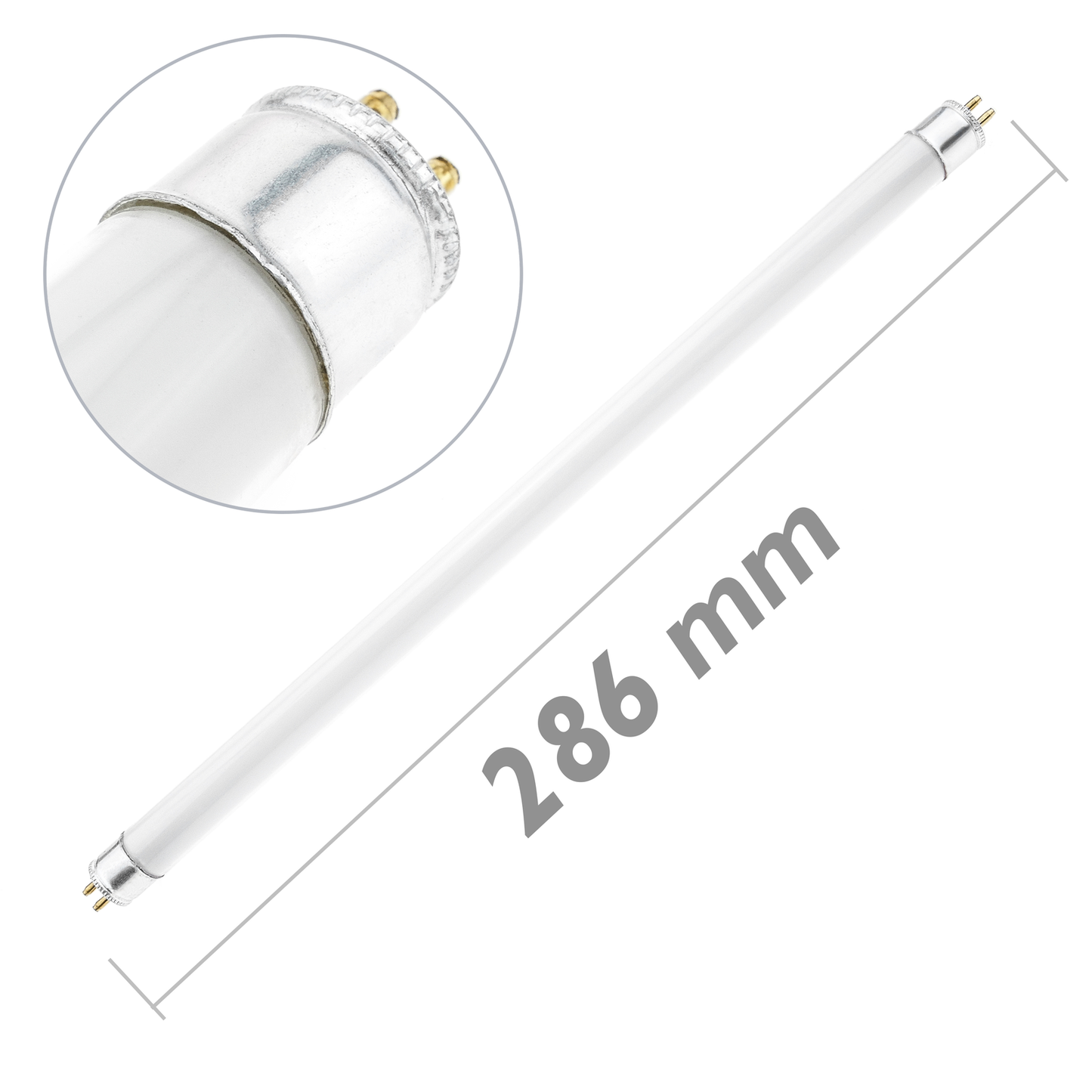 Tubo Fluorescente Para Matamoscas Y Mosquitos Eléctrico Uv T5 8w Bl 286mm_1