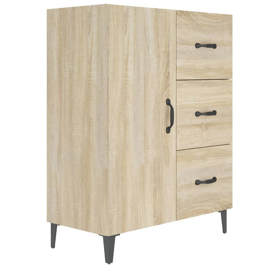 Aparador De Madera De Ingeniería Roble Sonoma 69,5x34x90 Cm / Vetonek_0