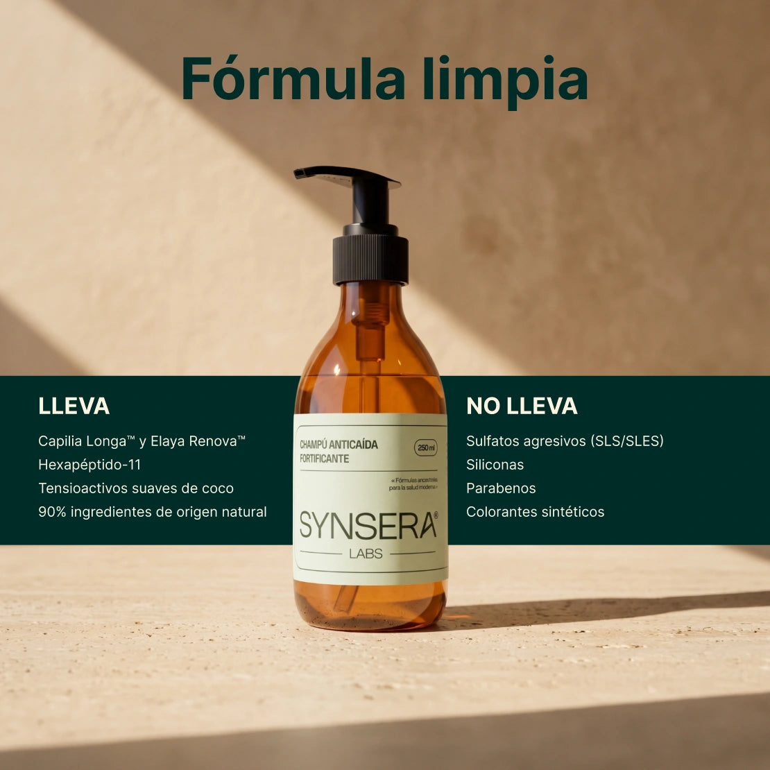 Champú Anticaída Fortificante 250 Ml Synsera Labs_4