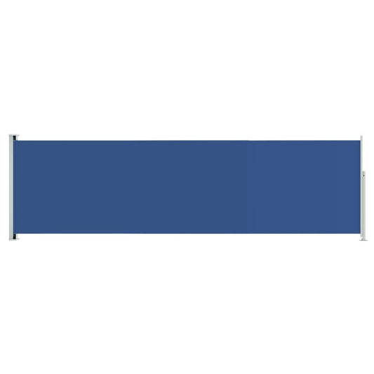 Vidaxl Toldo Lateral Retráctil De Jardín Azul 180x600 Cm_0