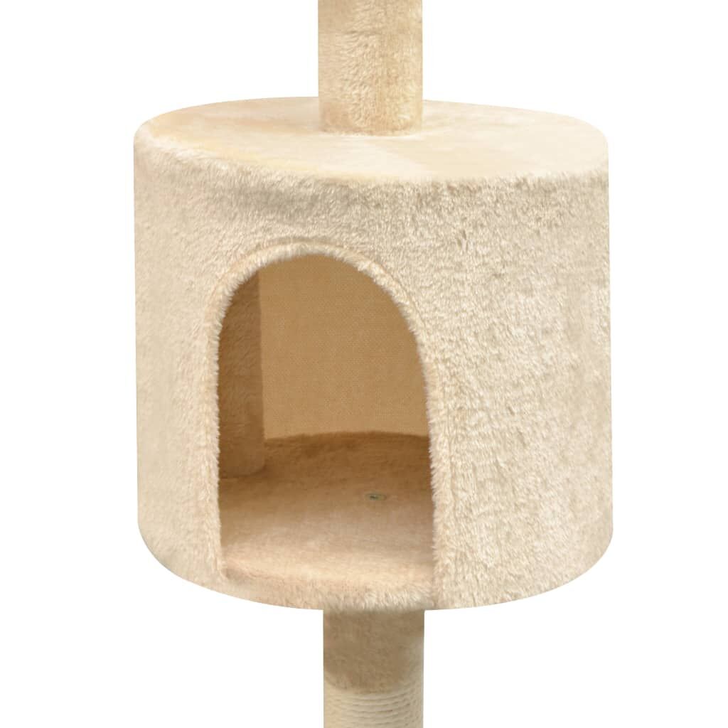 Vidaxl Rascador Para Gatos Con Poste Rascador De Sisal 125 Cm Beige_2