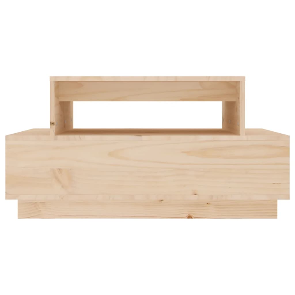 Mesa De Centro De Madera Maciza De Pino 80x55x40,5 Cm_3
