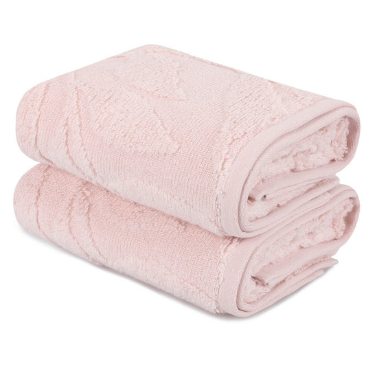 Juego De Toallas De Mano (2 Piezas) Rosa Vpolvo_0