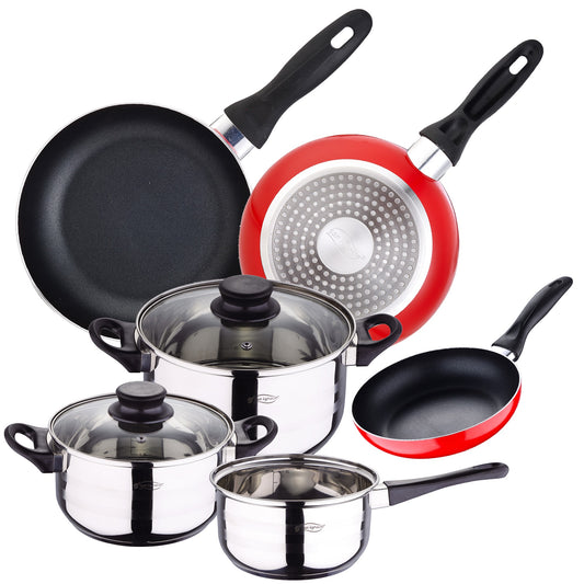 San Ignacio Juego De Batería De Cocina De 5 Piezas + 3 Sartenes 16/20/24 Cm San Ignacio_0