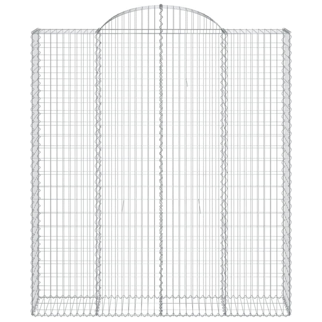 Cestas De Gaviones 10 Uds Forma De Arco Hierro 200x50x220/240cm_3