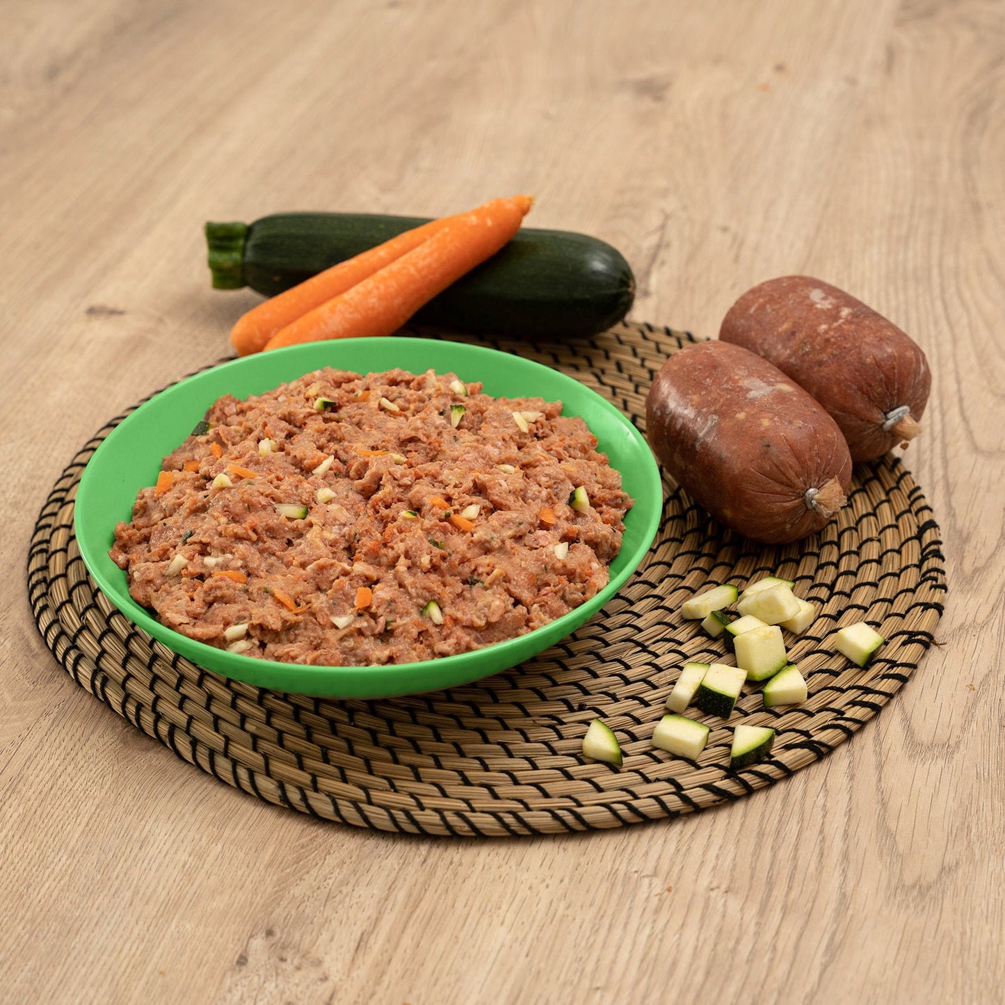 Comida Barf Para Perros. Menú Barf De Pollo De Corral 7,5kg_1