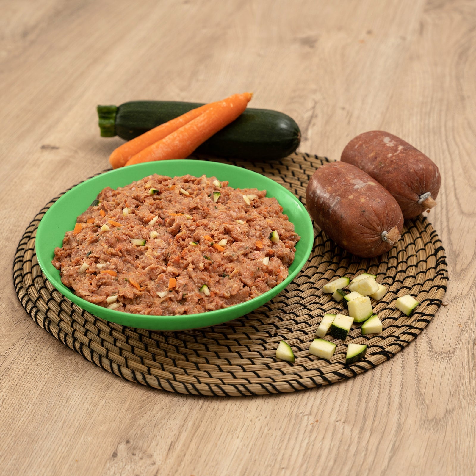 Comida Barf Para Perros. Menú Barf De Pollo De Corral 7,5kg_1