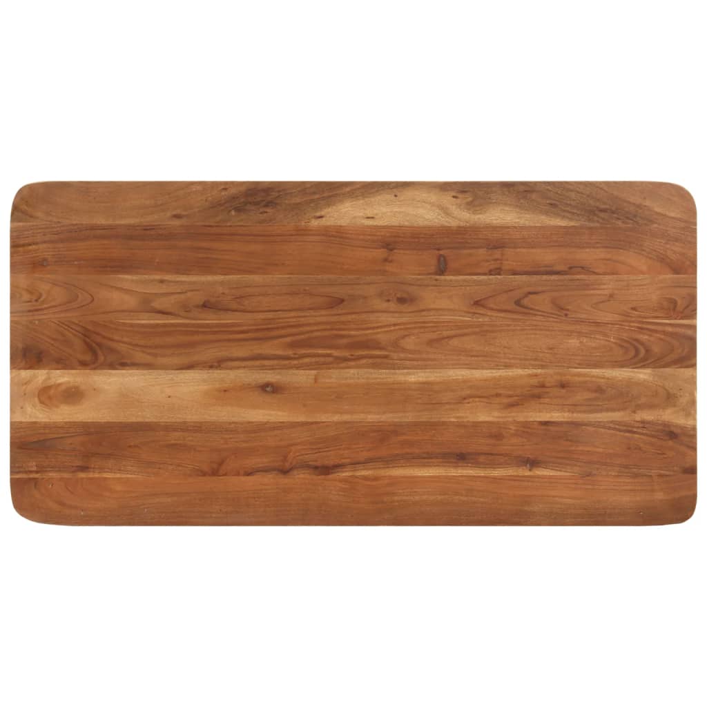 Mesa Alta Cocina Madera Acacia Acabado Miel 110x55x106 Cm_2