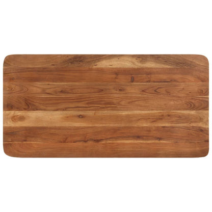 Mesa Alta Cocina Madera Acacia Acabado Miel 110x55x106 Cm_2