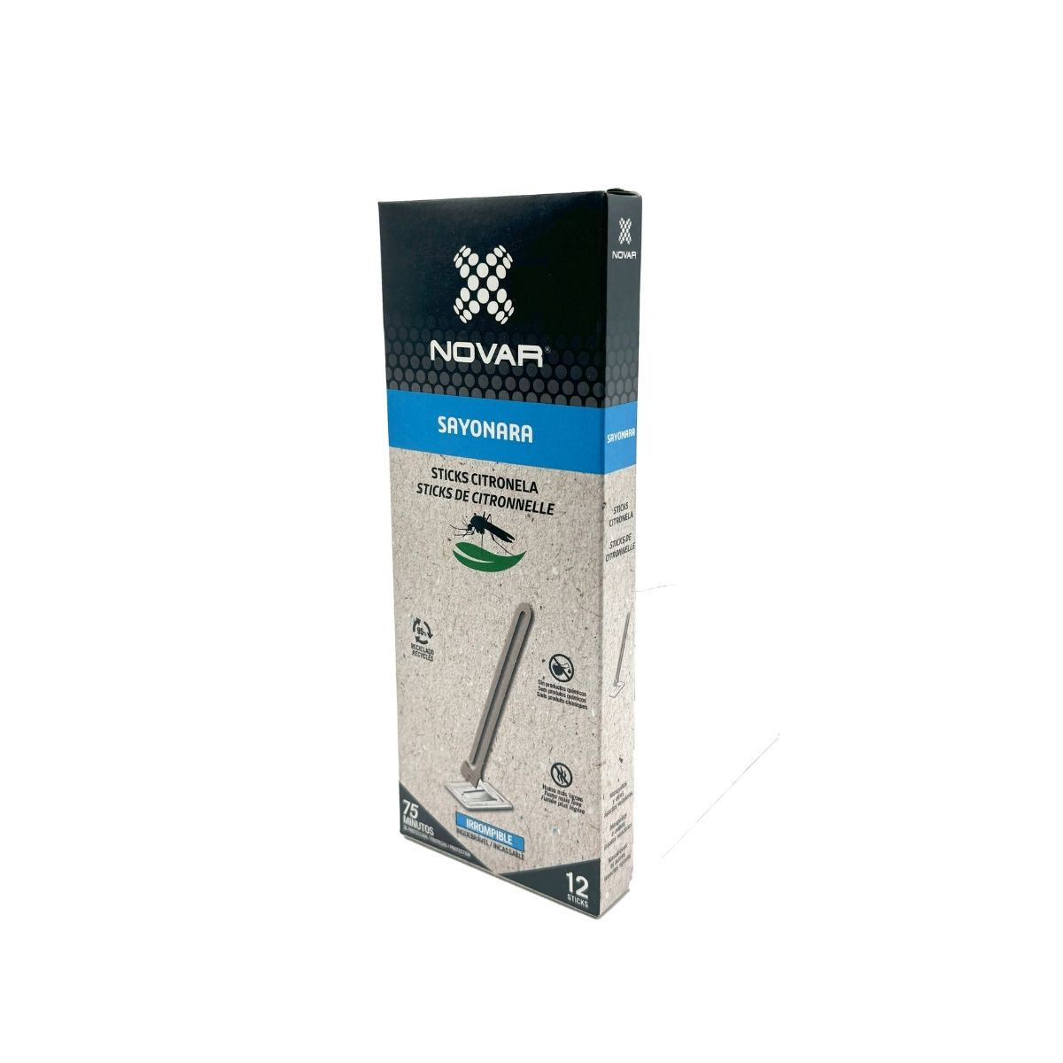 Novar Sayonara Sticks de citronela antimosquitos 12 ud