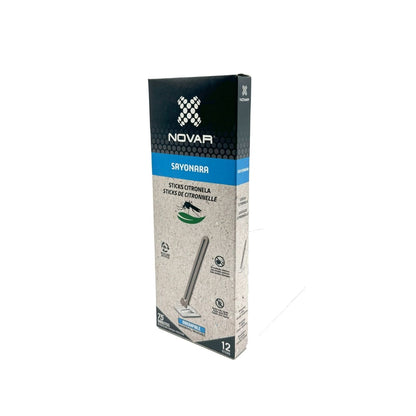 Novar Sayonara Sticks de citronela antimosquitos 12 ud