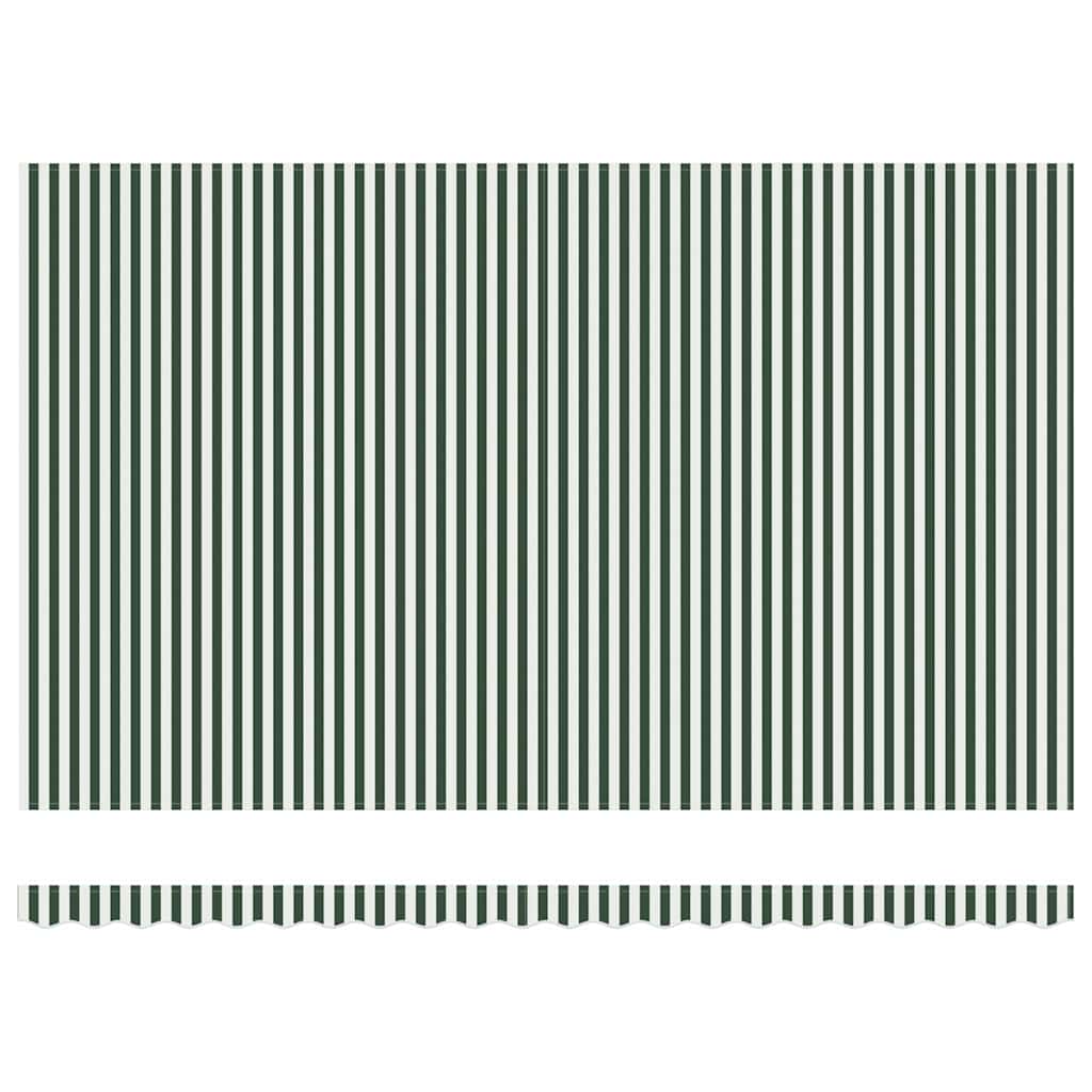 Toldo Retráctil Verde Y Blanco 500 X 300 Cm_5