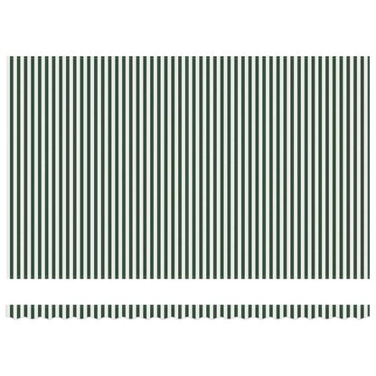 Toldo Retráctil Verde Y Blanco 500 X 300 Cm_5