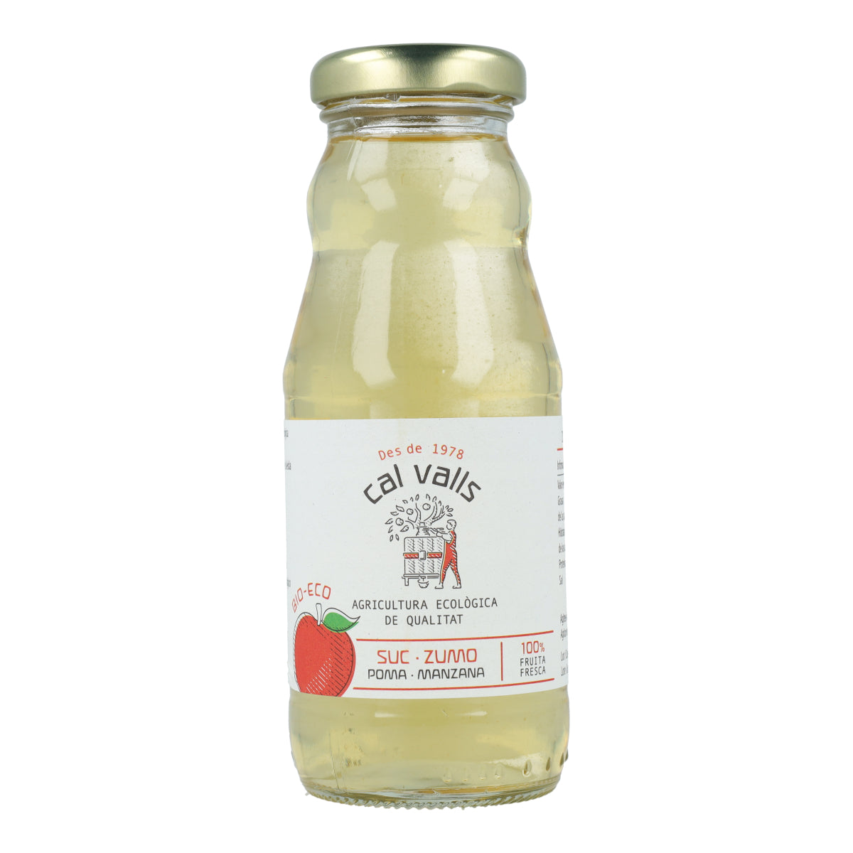 Zumo de Manzana ECO Cal valls 200 ml